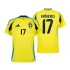 Camisola Suécia Viktor Gyokeres 17 Homem Equipamento Primeiro 2024 Manga Curta